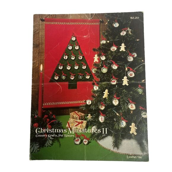 Other - Christmas Miniatures ll Cross Stitch Leaflet #56 Vintage 1979 Holiday‎ Patterns